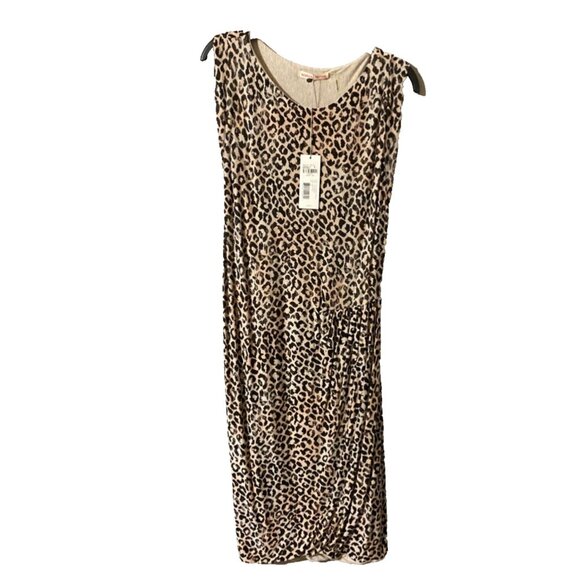 Anthropologie Rebecca Taylor Dress Brown Medium 6 8 10 Leo Jersey NWT $195 - Picture 4 of 6